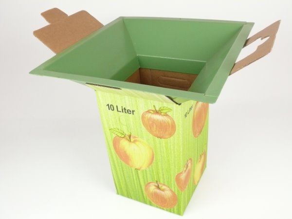 Trichter für 10 Liter Bag in Box Karton aus Stahlblech lackiert. - 2